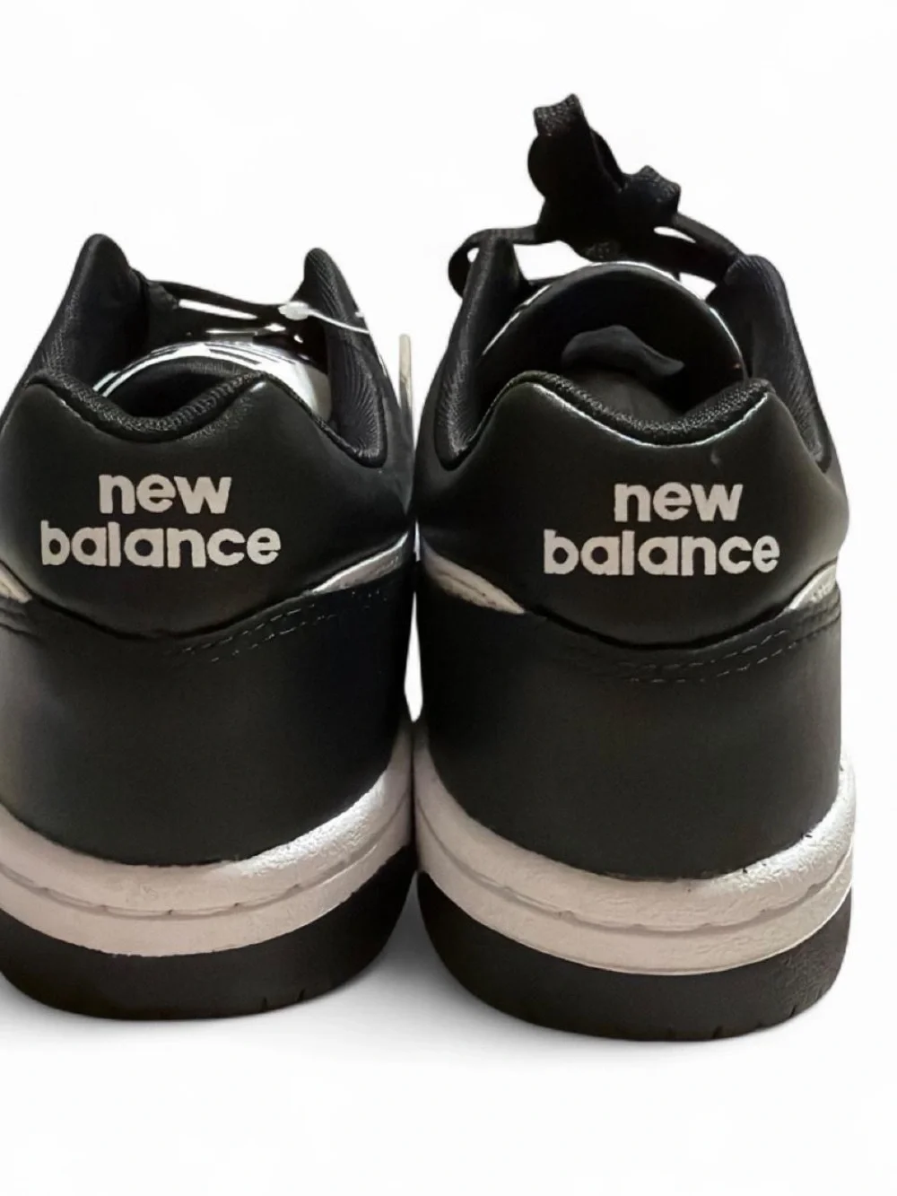 New Balance Black and White Retro Court Sneakers